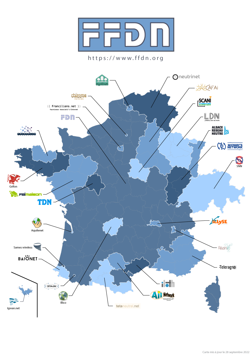 Carte FFDN