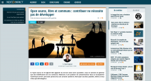 Capture d'écran de l'article de Nextinpact