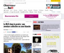 Capture d'écran de l'article de Rue89 - Le Wi-Fi dans la prairie : une aventure collective en zone blanche
